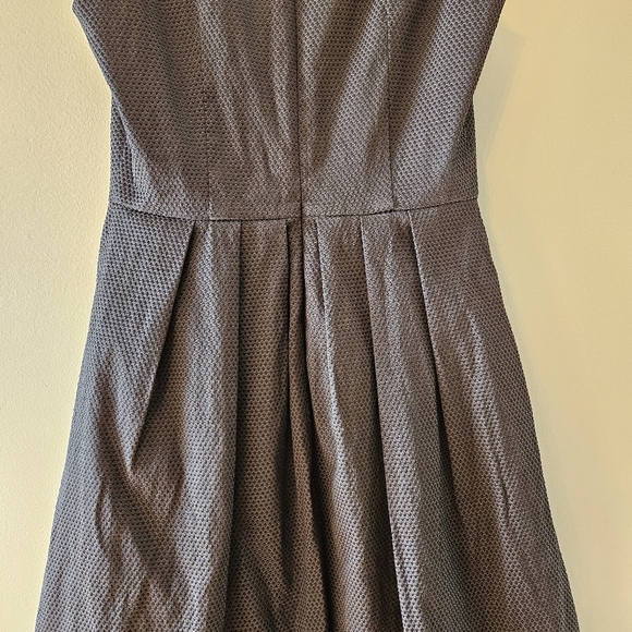 Birds Of North America Sleeveless Feminine Textured Mini Black Dress Size 8. - Picture 11 of 13